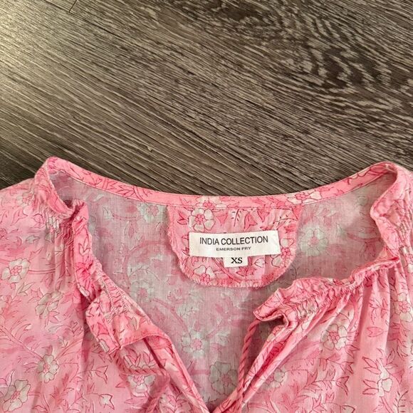 India Collection by Emerson Fry Crocus Bardot Top - Picture 5 of 9